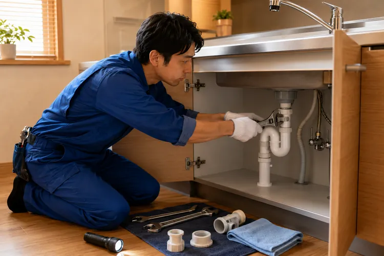 水回り・排水管のメンテナンス作業